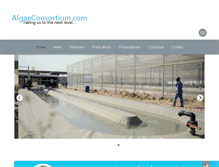 Tablet Screenshot of algaeconsortium.com